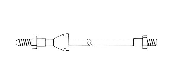 bremseslange forhjul mk2