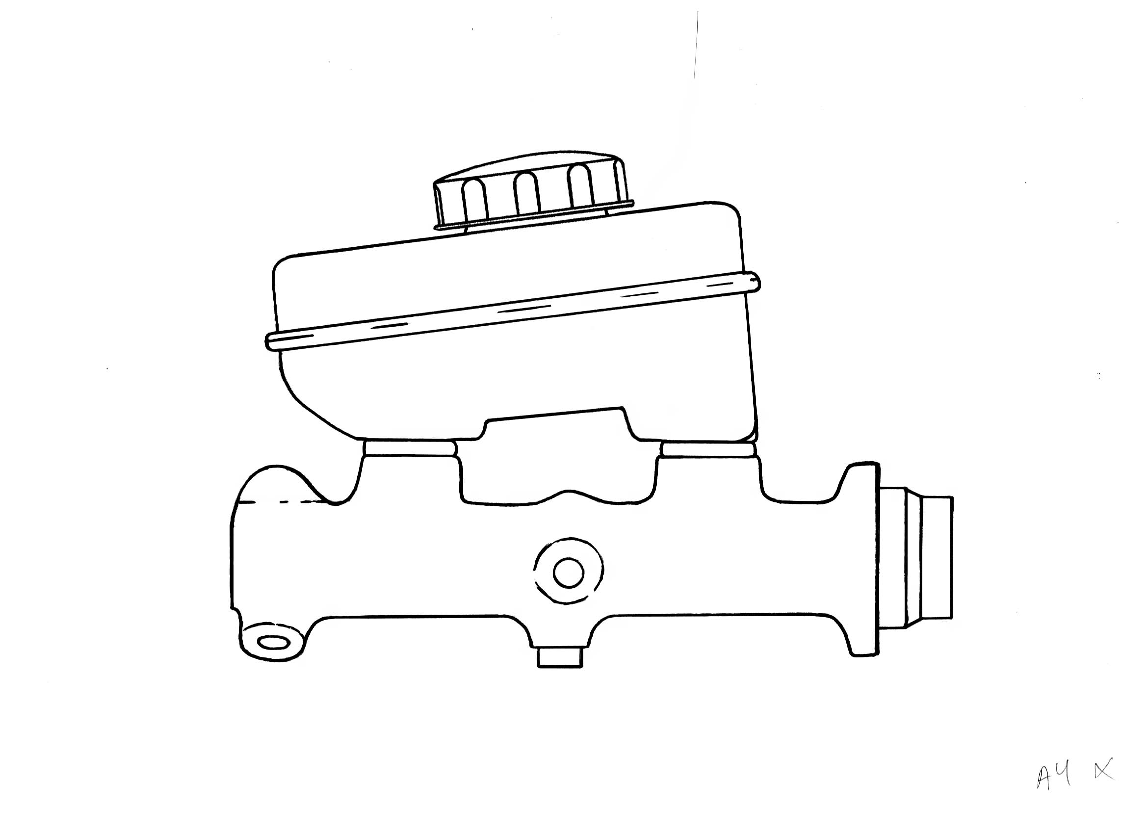 hovedbremsecylinder