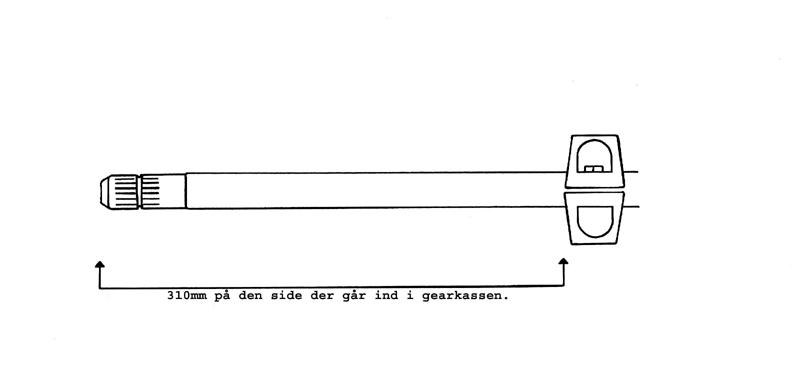 Trækaksel