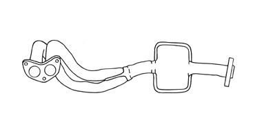 udstødningsrør mk2