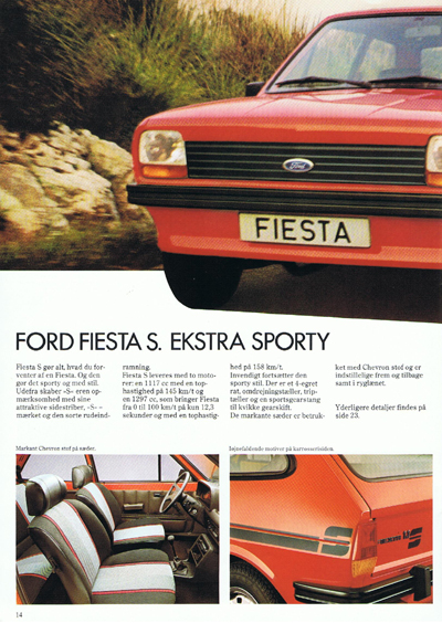 Salgsbrochüre fiesta februar 1981