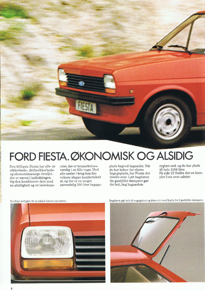 Salgsbrochüre fiesta februar 1981
