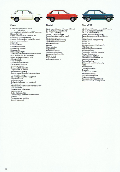 Salgsbrochüre fiesta dec 1976