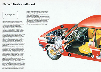 Salgsbrochüre fiesta juli 1976