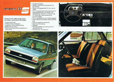 Salgsbrochüre fiesta juli 1976