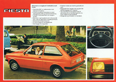 Salgsbrochüre fiesta juli 1976