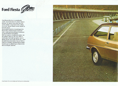 Salgsbrochüre fiesta marts 1980